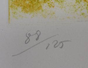 Regular Edition (88/125) abstract color etching