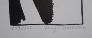 Linoleum Cut Print linoleum cut print