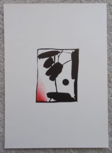 Linocut 5 with hand coloring Limited edition prints
